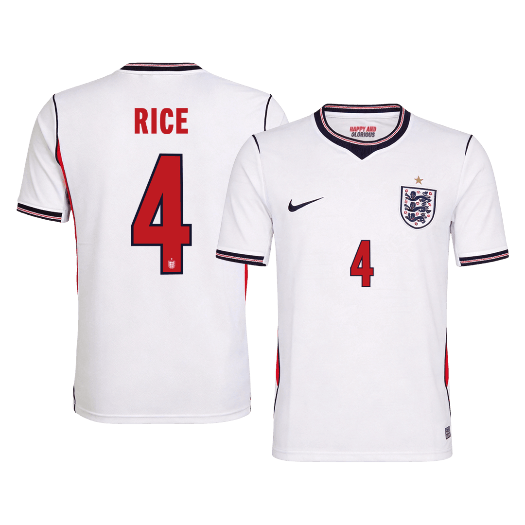 England World Cup Trikot Heim 2026 RICE #4