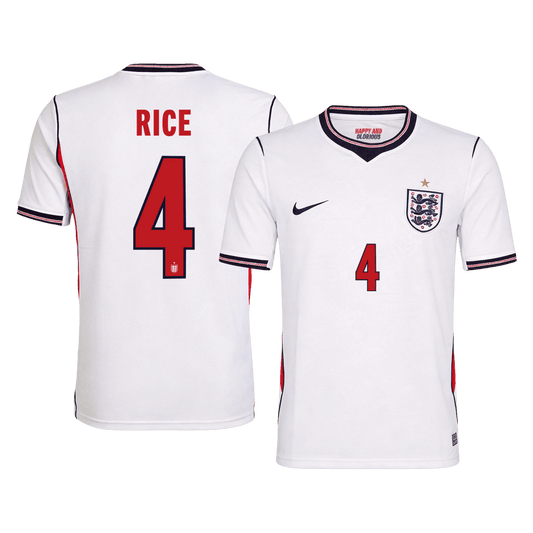 England World Cup Trikot Heim 2026 RICE #4
