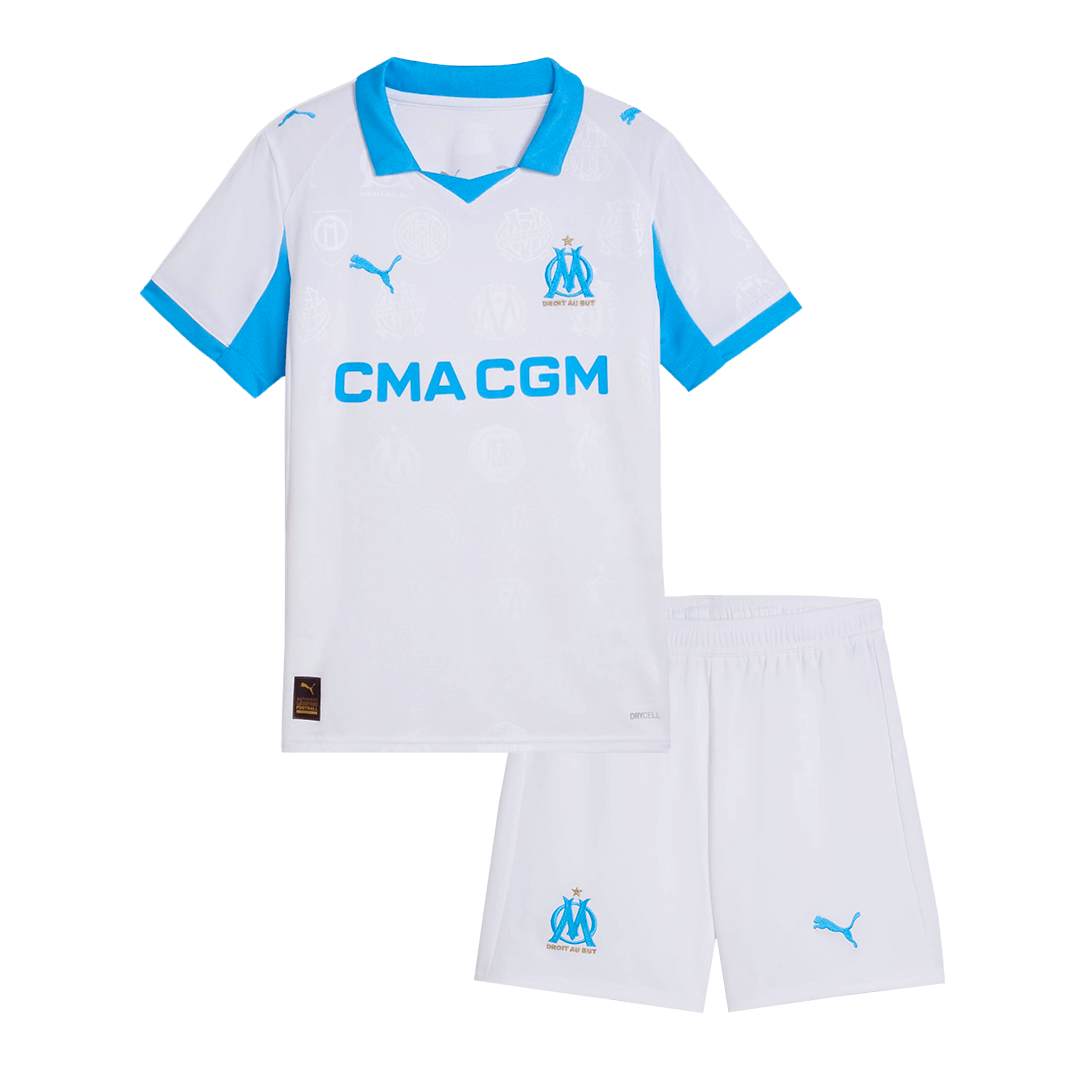 Marseille Kinder Trikot Set Heim 2025/26