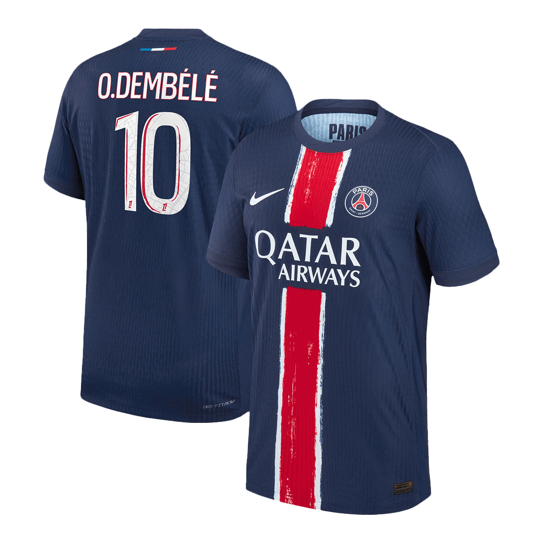 PSG Player Version Trikot Heim 2024/25 O.DEMBÉLÉ #10 Slim Fit