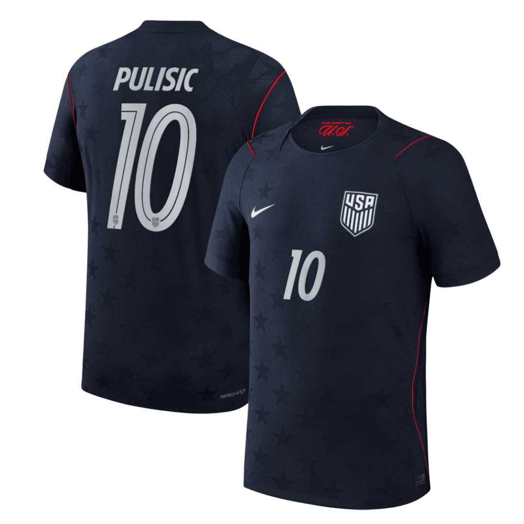 USA World Cup Player Version Trikot Auswärts 2026 PULISIC #10 Slim Fit
