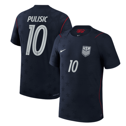 USA World Cup Player Version Trikot Auswärts 2026 PULISIC #10 Slim Fit