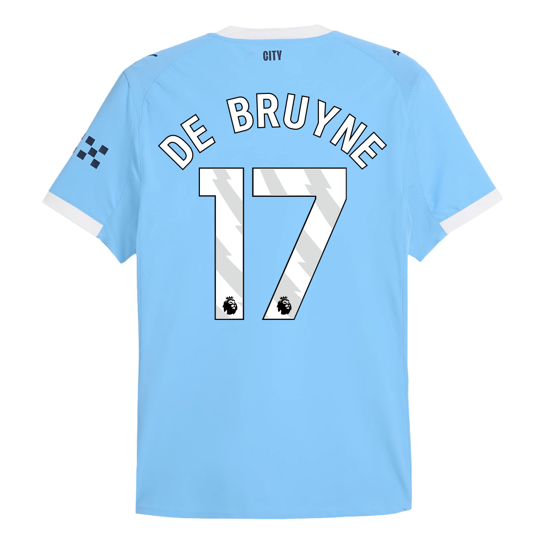 Manchester City Player Version Trikot Heim 2025/26 DE BRUYNE #17 Slim Fit
