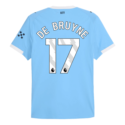 Manchester City Player Version Trikot Heim 2025/26 DE BRUYNE #17 Slim Fit