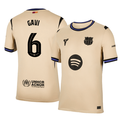 Barcelona Trikot Auswärts 2025/26 UCL GAVI #6