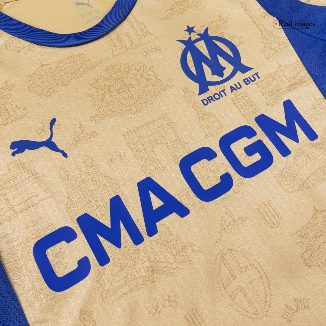 Marseille Player Version Trikot Viertes Auswärts 2025/26 Slim Fit