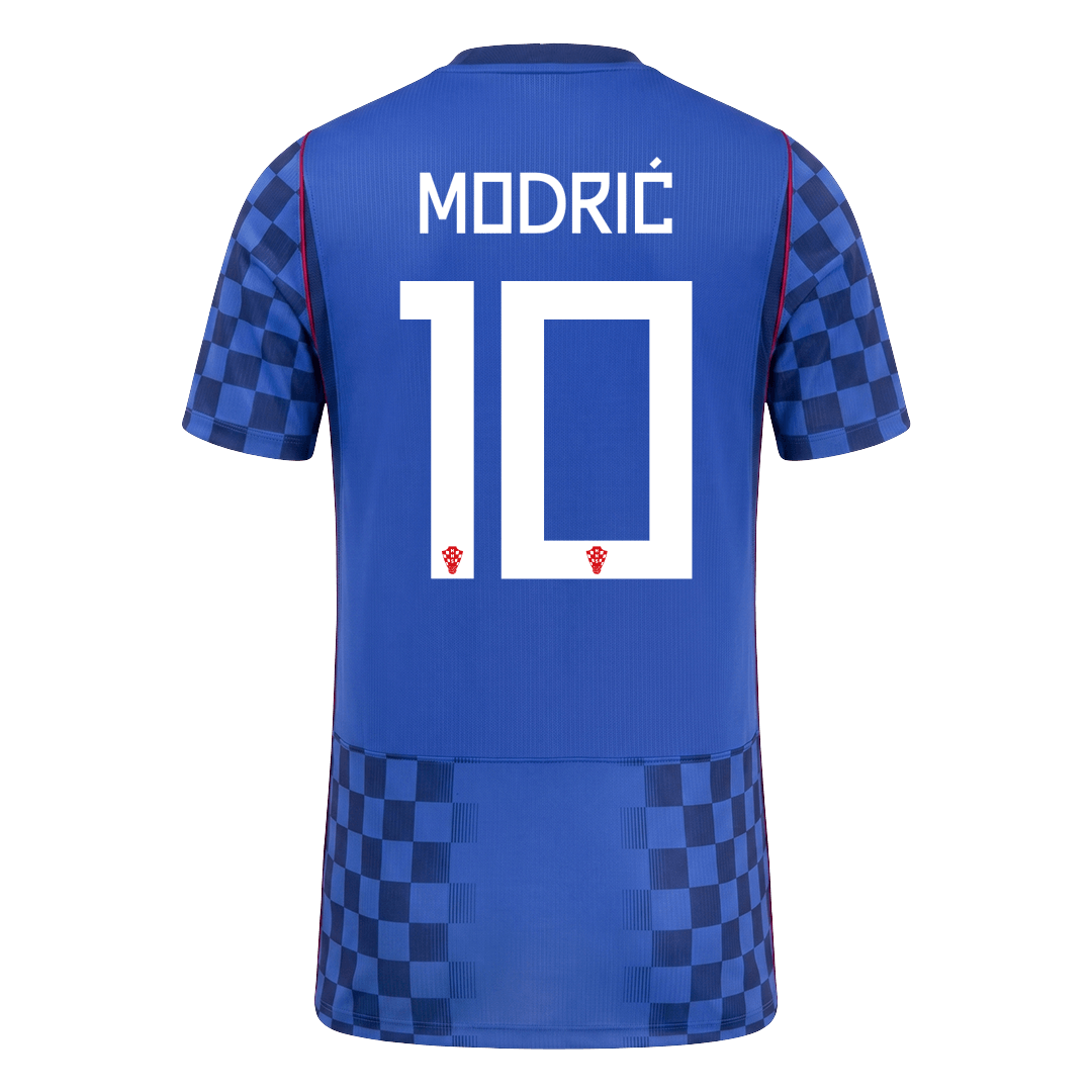 Croatia World Cup Player Version Trikot Auswärts 2026 MODRIĆ #10 Slim Fit