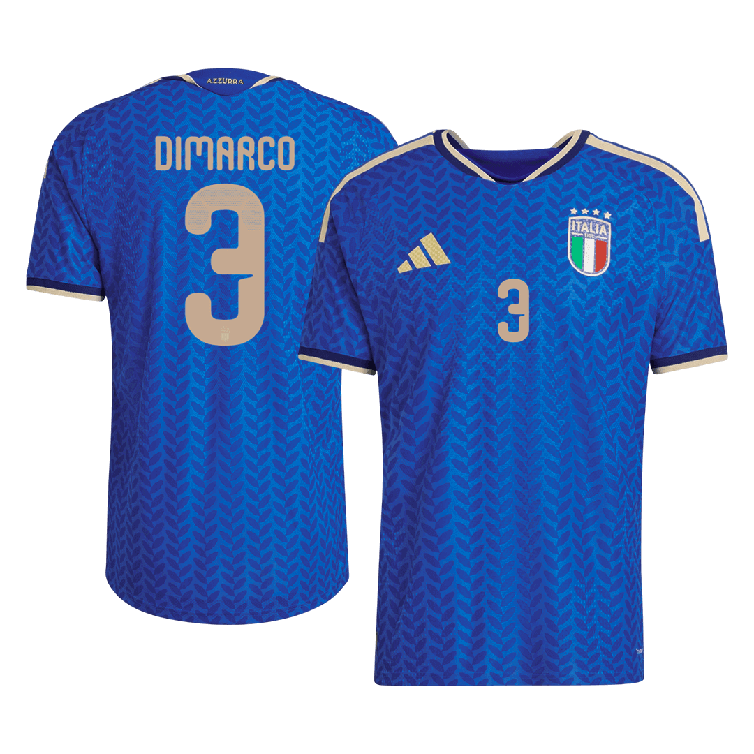 Italy World Cup Player Version Trikot Heim 2026 DIMARCO #3 Slim Fit