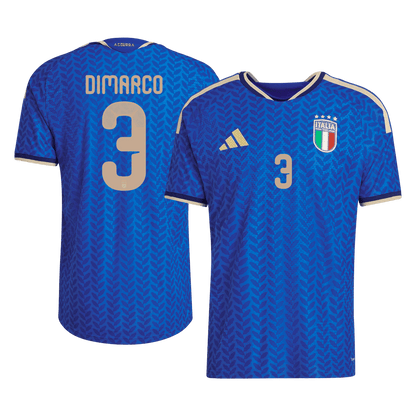 Italy World Cup Player Version Trikot Heim 2026 DIMARCO #3 Slim Fit