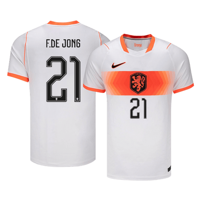 Netherlands World Cup Trikot Auswärts 2026 F.DE JONG #21