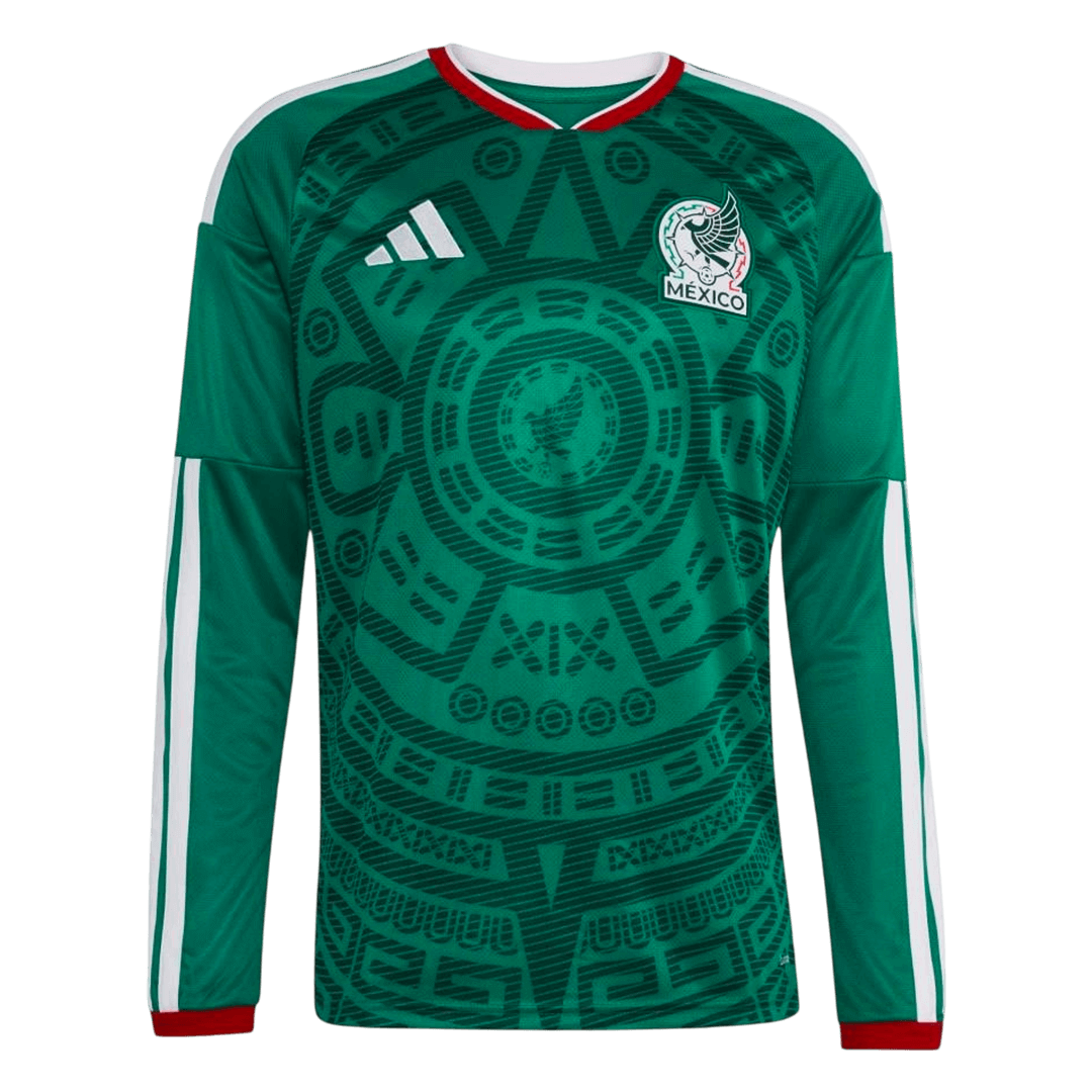 Mexico World Cup Langarm Trikot Heim 2026