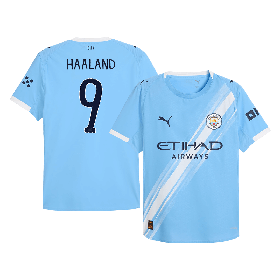 Manchester City World Cup Player Version Trikot Heim 2025/26 HAALAND #9 Slim Fit