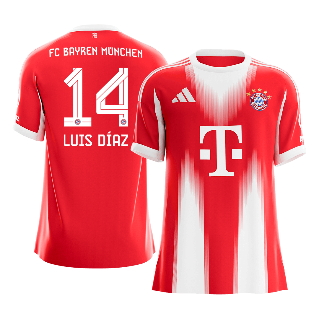 Bayern Munich Trikot Heim 2025/26 LUIS DÍAZ #14 [PREMIUM]