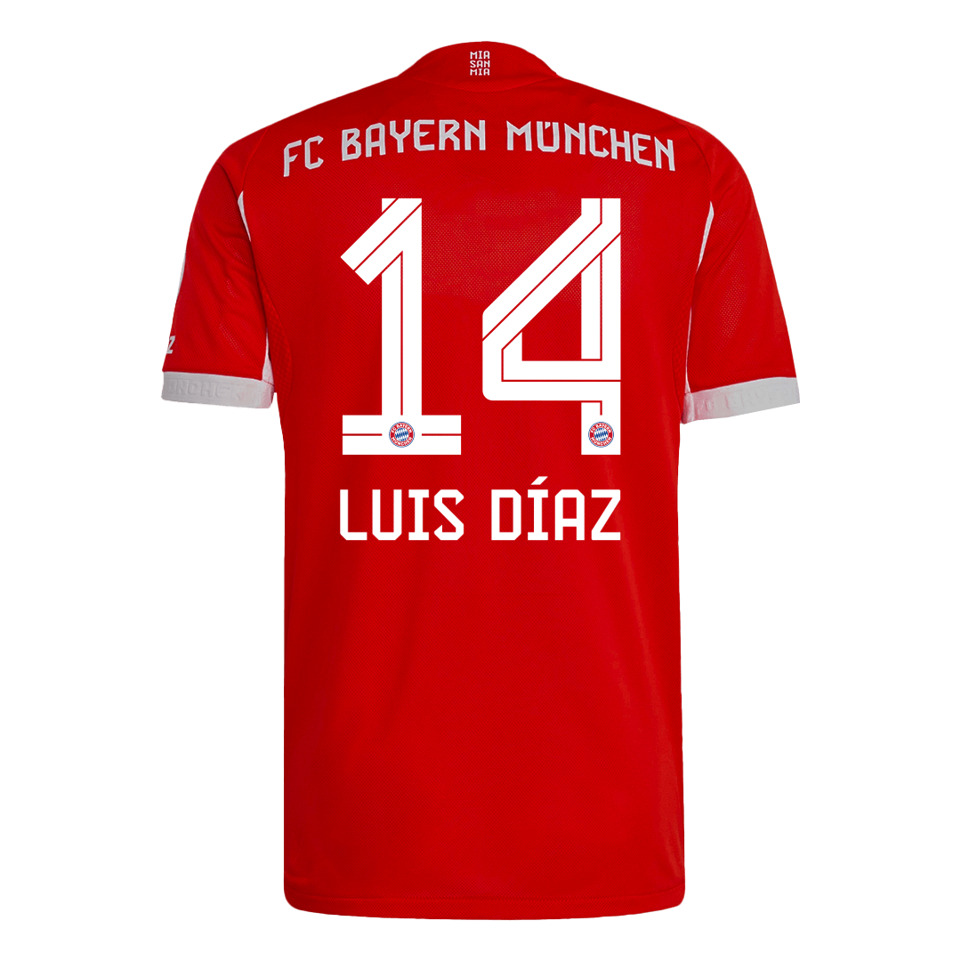 Bayern Munich Player Version Trikot Heim 2025/26 LUIS DÍAZ #14 Slim Fit
