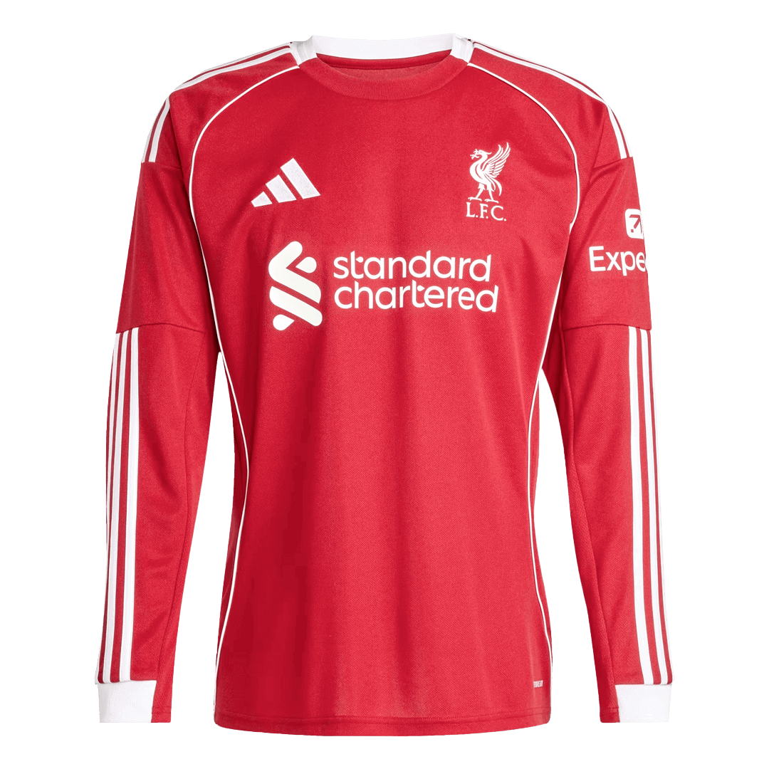 Liverpool Langarm Trikot Heim 2025/26