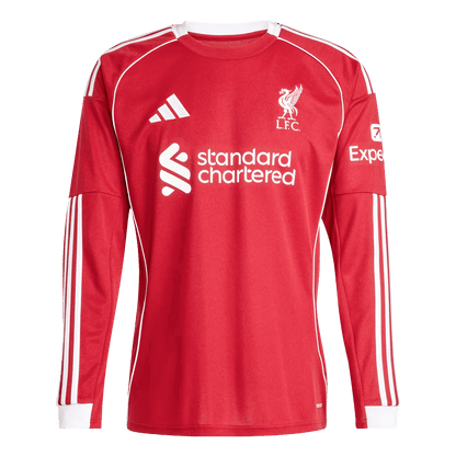 Liverpool Langarm Trikot Heim 2025/26