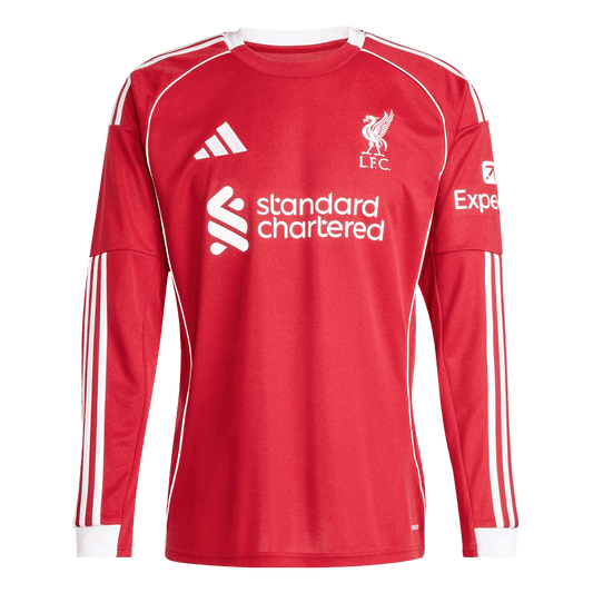 Liverpool Langarm Trikot Heim 2025/26