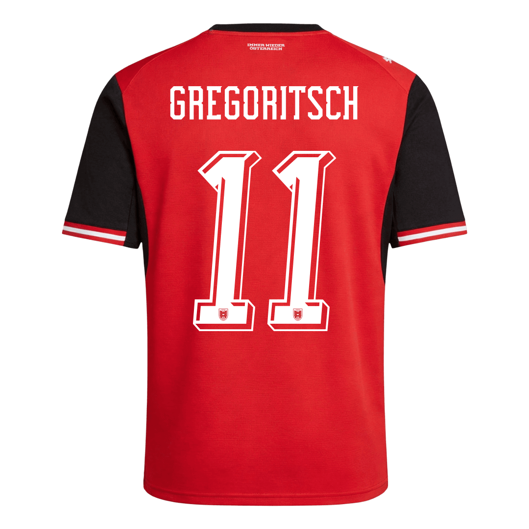 Austria World Cup Trikot Heim 2026 GREGORITSCH #11