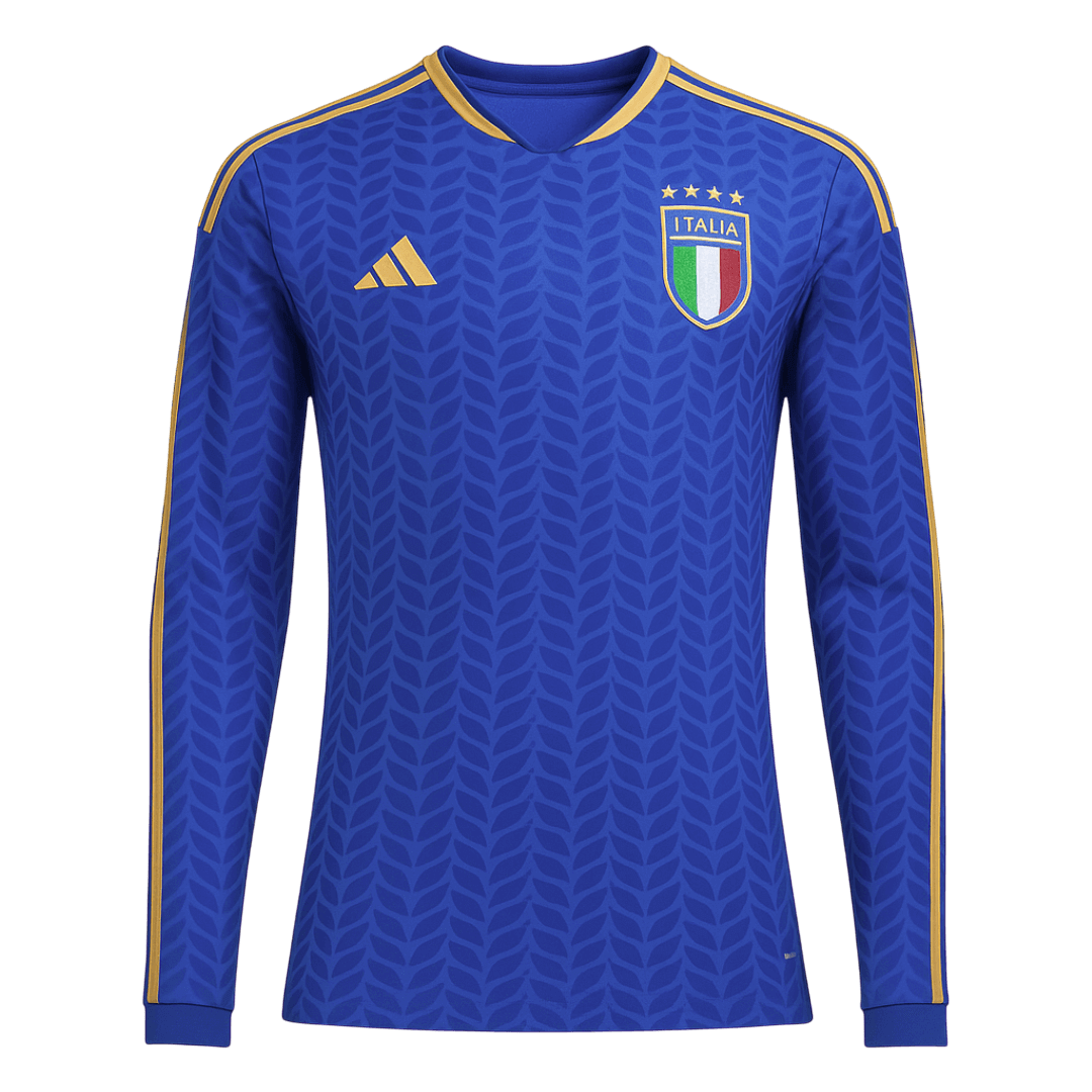 Italy World Cup Langarm Trikot Heim 2026