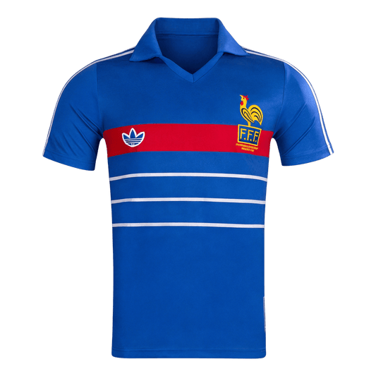France Retro Trikot Heim 1984