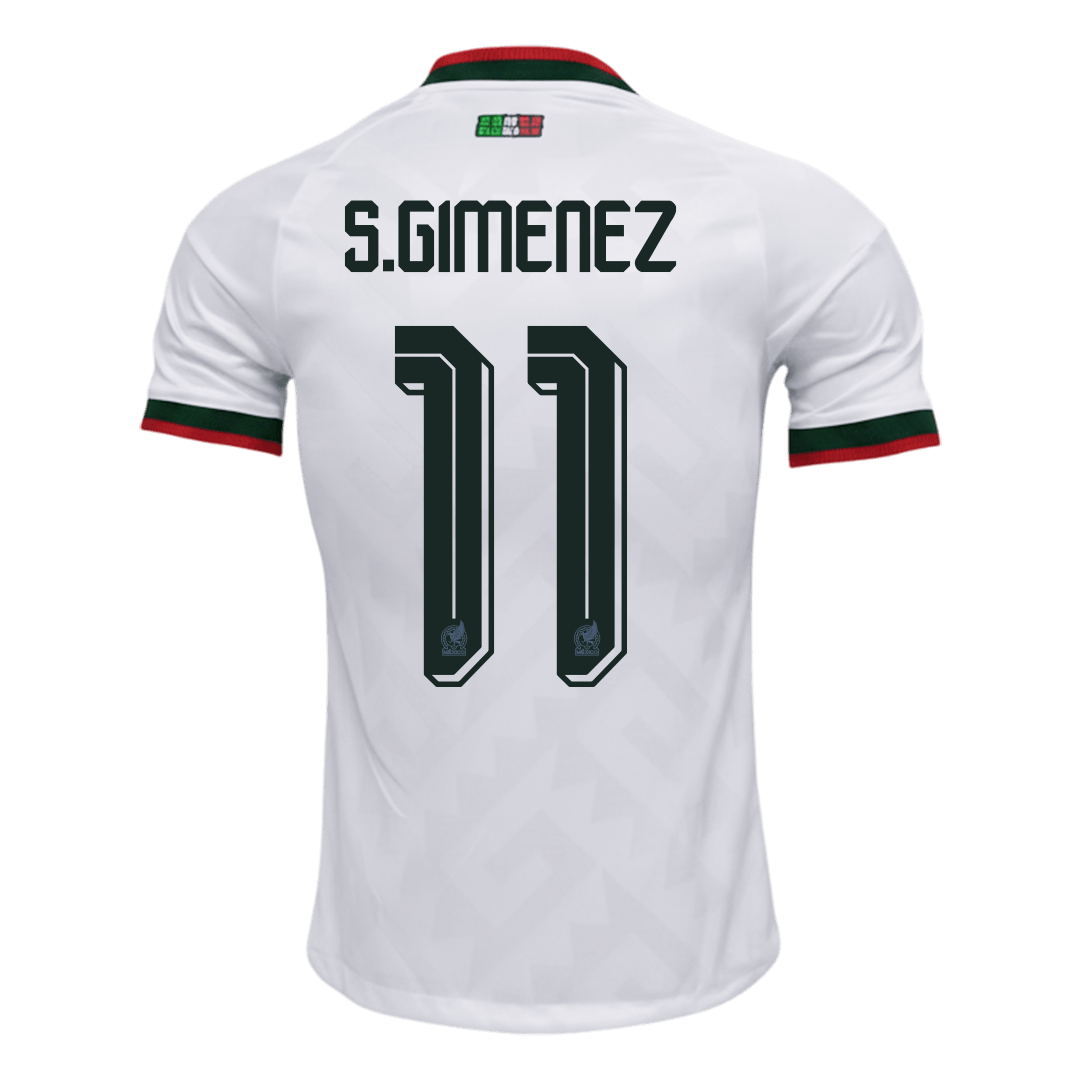 Mexico World Cup Player Version Trikot Auswärts 2026 S.GIMENEZ #11 Slim Fit