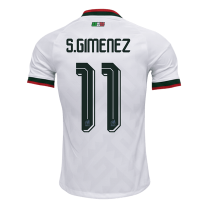 Mexico World Cup Player Version Trikot Auswärts 2026 S.GIMENEZ #11 Slim Fit