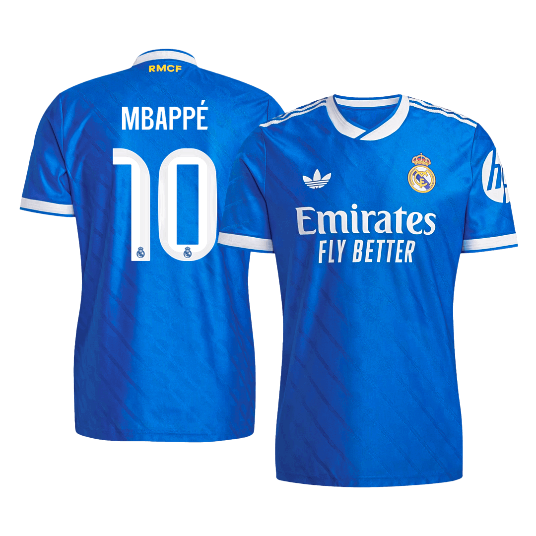 Los Blancos Player Version Trikot Drittes Auswärts 2025/26 MBAPPÉ #10 Slim Fit