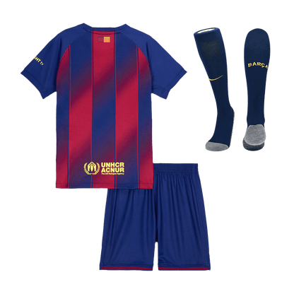 Barcelona Kinder Trikot Komplett-Set Heim 2025/26