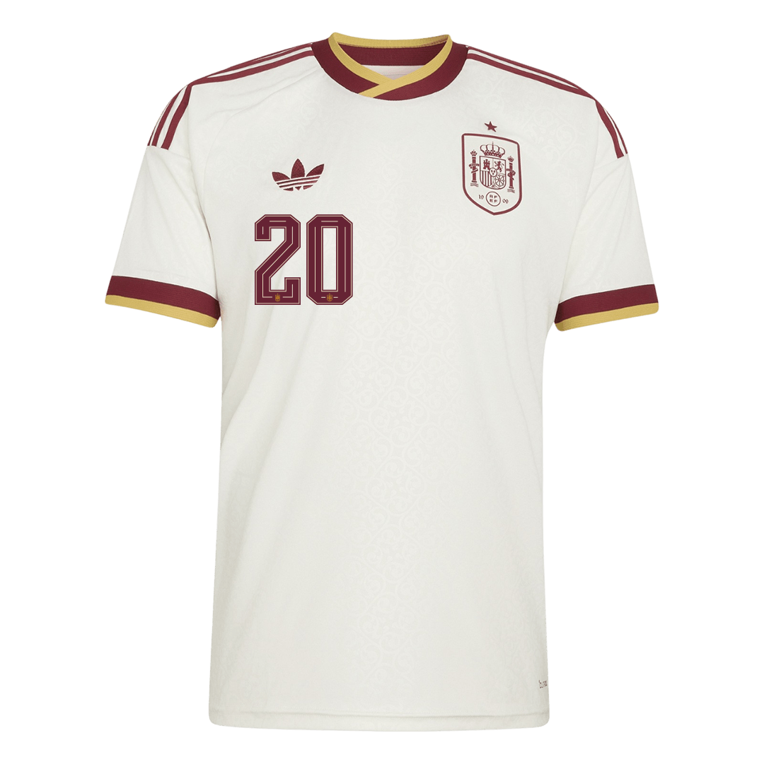 Spain World Cup Trikot Auswärts 2026 PEDRI #20