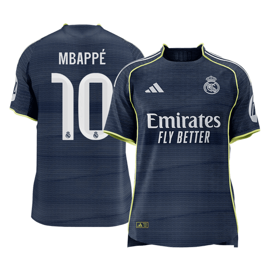 Los Blancos Player Version Trikot Auswärts 2025/26 MBAPPÉ #10 Slim Fit [PREMIUM]