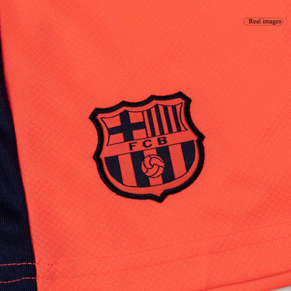 Barcelona Kinder Trikot Set Drittes Auswärts 2025/26
