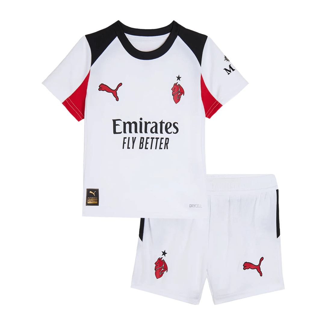 AC Milan Kinder Trikot Set Auswärts 2025/26