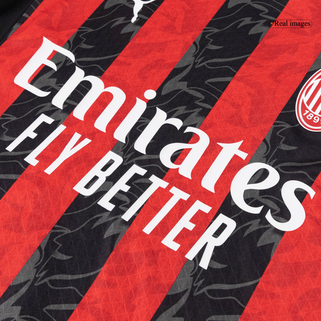 AC Milan Player Version Trikot Heim 2025/26 Slim Fit