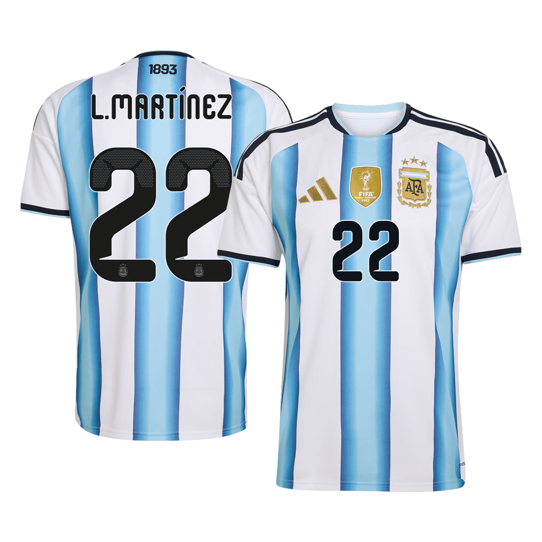 Argentina World Cup Trikot Heim 2026 L.MARTÍNEZ #22