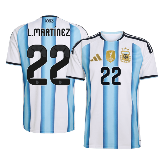 Argentina World Cup Trikot Heim 2026 L.MARTÍNEZ #22