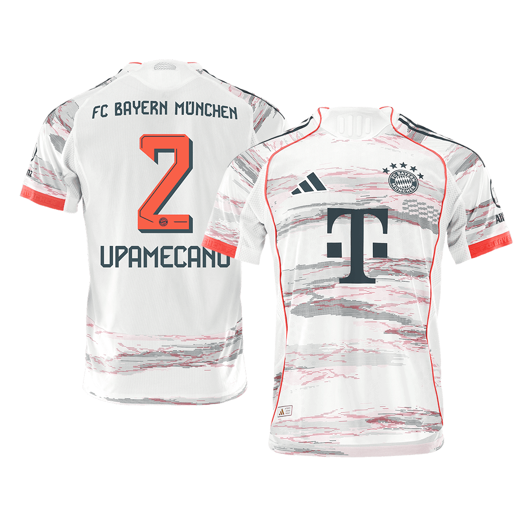 Bayern Munich Player Version Trikot Auswärts 2025/26 UPAMECANO #2 Slim Fit