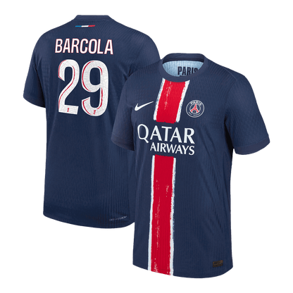 PSG Player Version Trikot Heim 2024/25 BARCOLA #29 Slim Fit