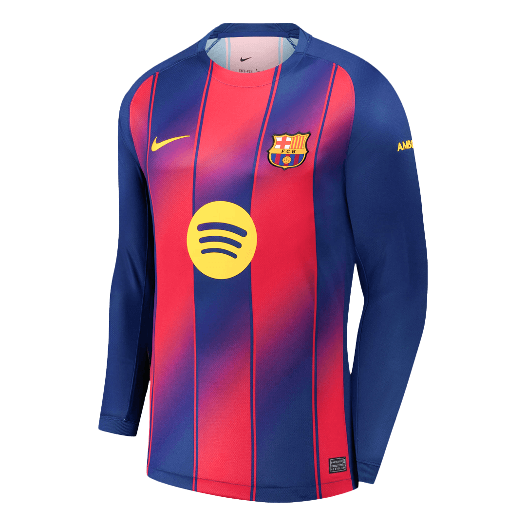 Barcelona Langarm Trikot Heim 2025/26