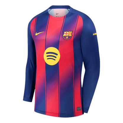 Barcelona Langarm Trikot Heim 2025/26