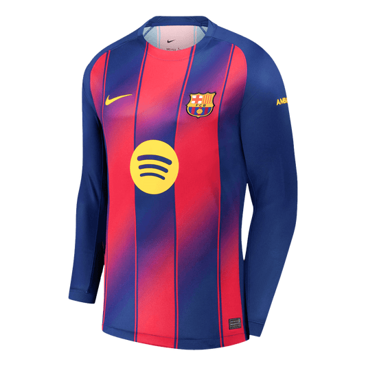 Barcelona Langarm Trikot Heim 2025/26