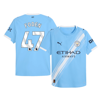 Manchester City Player Version Trikot Heim 2025/26 FODEN #47 Slim Fit