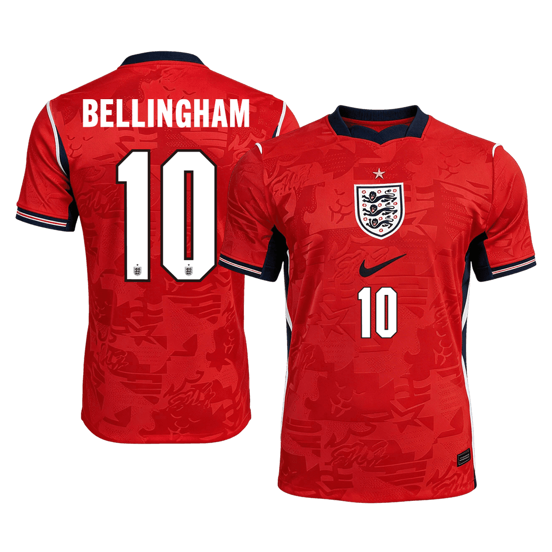 England World Cup Player Version Trikot Auswärts 2026 BELLINGHAM #10 Slim Fit