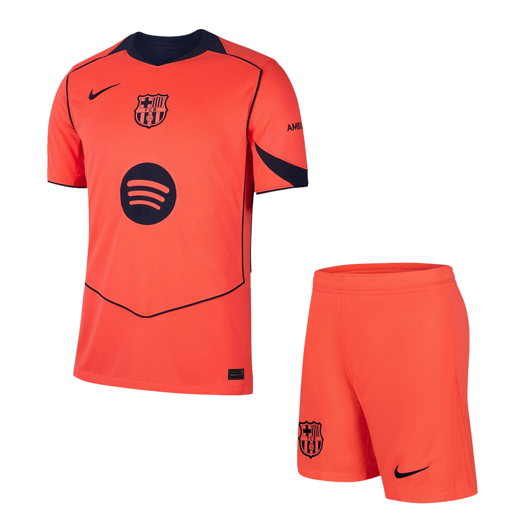Barcelona Trikot Set Drittes Auswärts 2025/26
