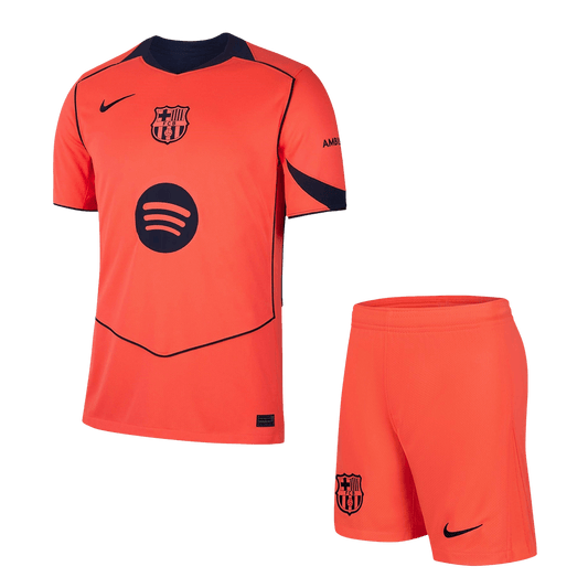 Barcelona Trikot Set Drittes Auswärts 2025/26