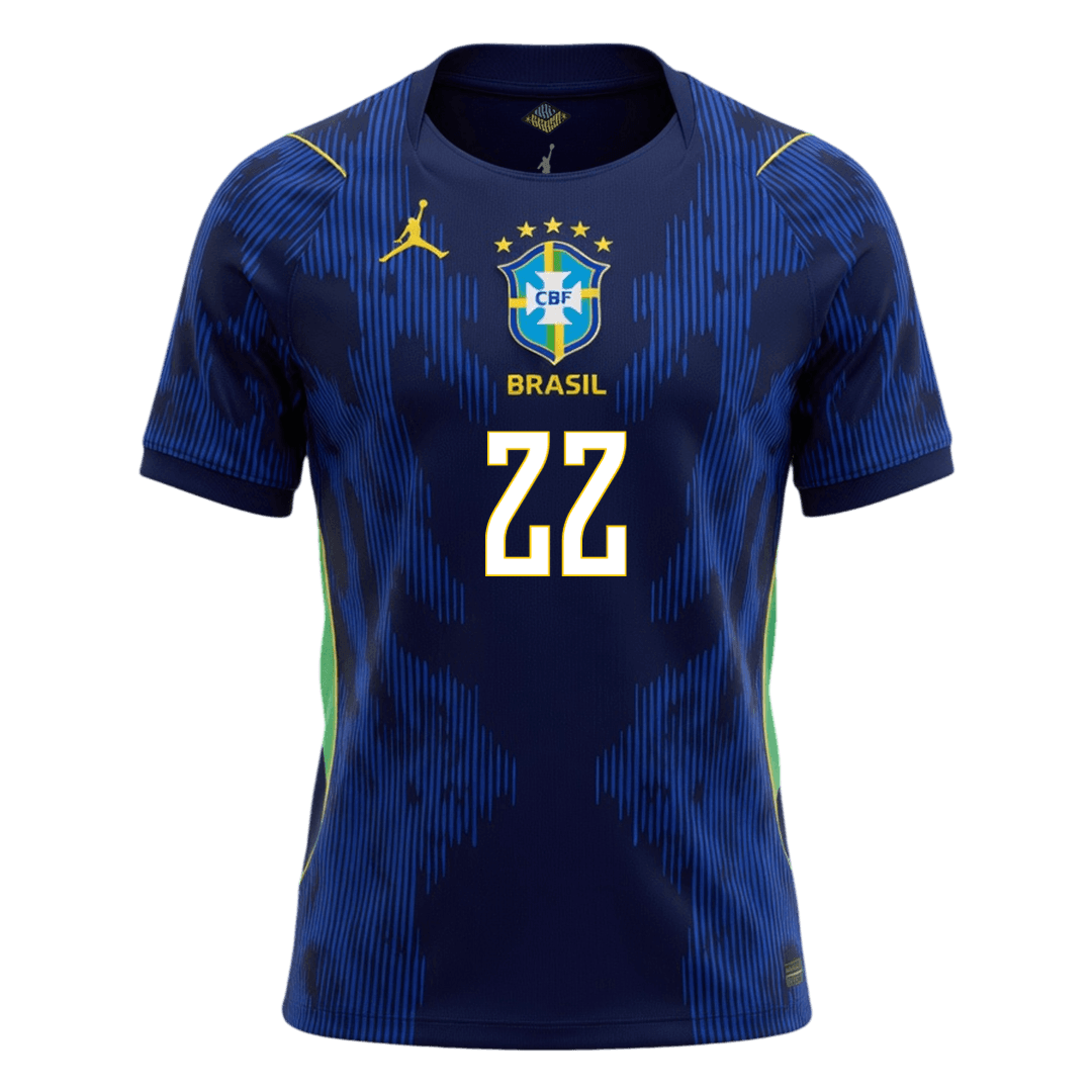 Brazil World Cup Trikot Auswärts 2026 JOÃO PEDRO #22
