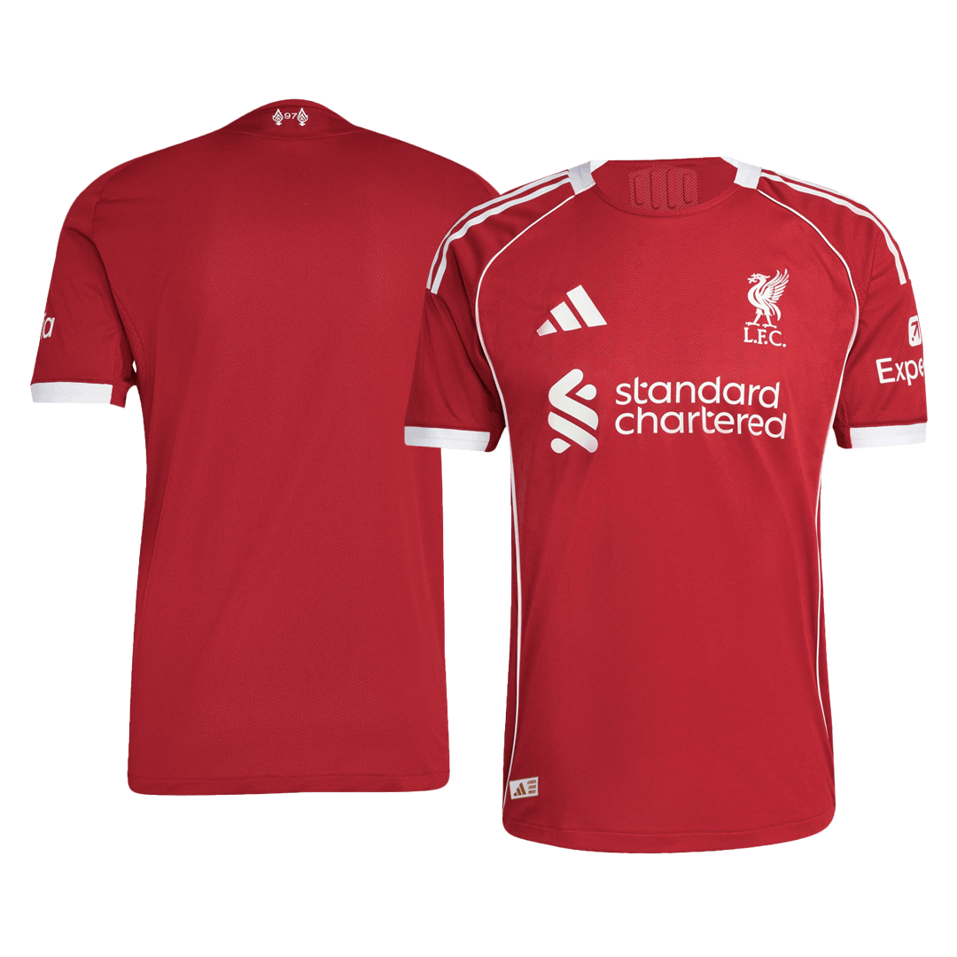 Liverpool Player Version Trikot Heim 2025/26 Slim Fit