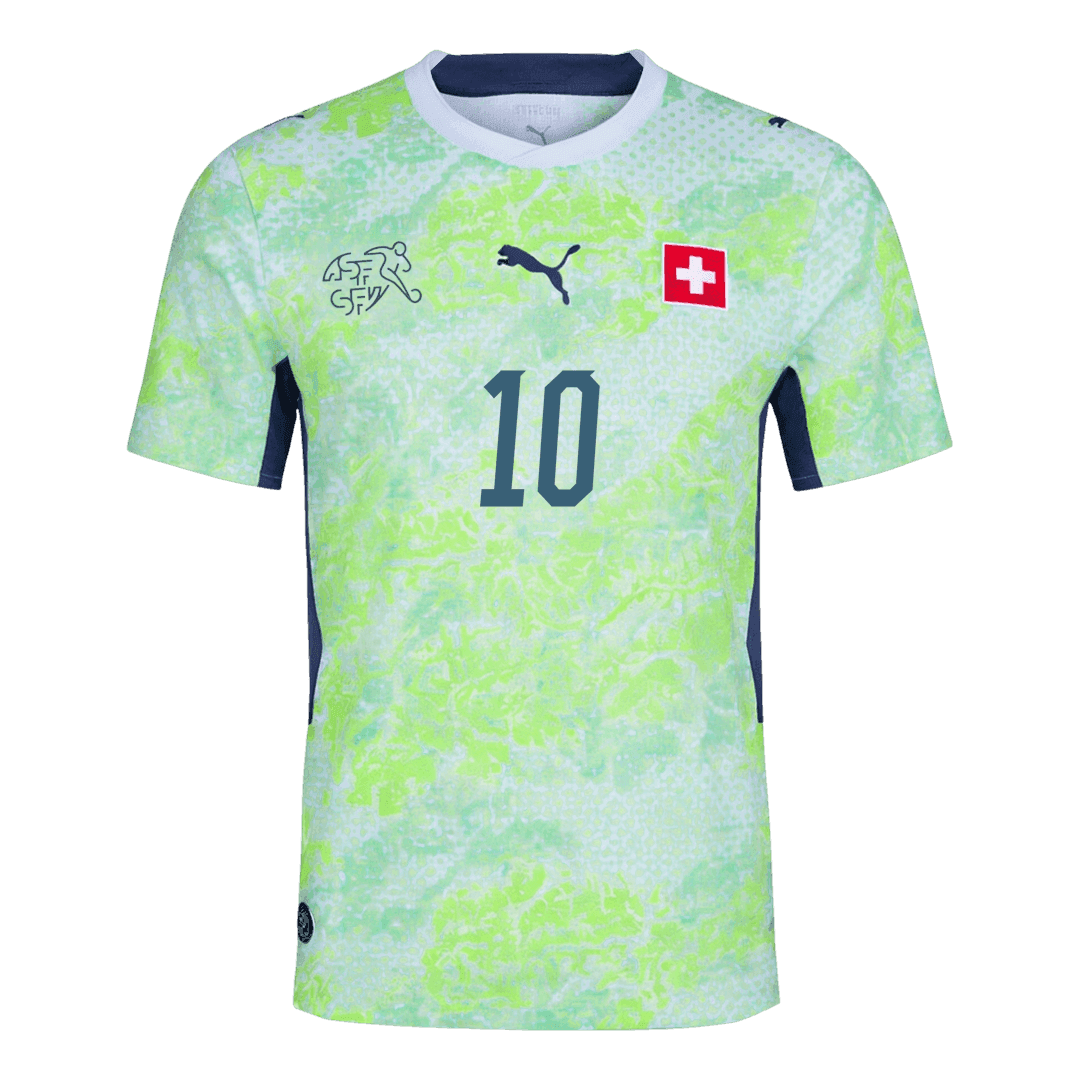 Nati World Cup Player Version Trikot Auswärts 2026 XHAKA #10 Slim Fit