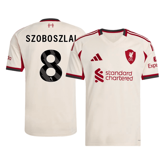 Liverpool Trikot Auswärts 2025/26 SZOBOSZLAI #8