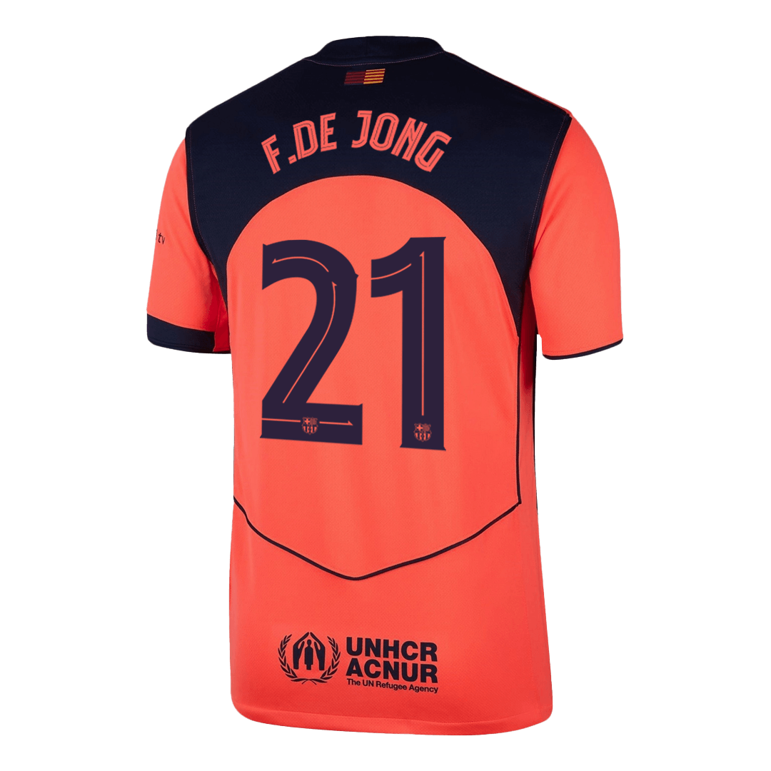 Barcelona Trikot Drittes Auswärts 2025/26 UCL F.DE JONG #21