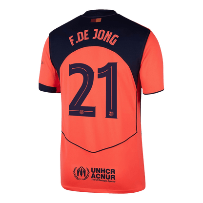 Barcelona Trikot Drittes Auswärts 2025/26 UCL F.DE JONG #21